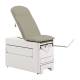 Brewer 1001A-23 Access® 1000 Medical Exam Table with Pneumatic Backrest, Stirrups, Pelvic Tilt, Drawer Warmer and 120V Power Outlet - Feather