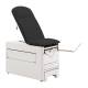 Brewer 1001A-NR-24 Access® 1000 Medical Exam Table with Pneumatic Backrest, Stirrups, Pelvic Tilt and Drawer Warmer - Black Satin