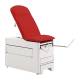 Brewer 1001A-NR-26 Access® 1000 Medical Exam Table with Pneumatic Backrest, Stirrups, Pelvic Tilt and Drawer Warmer - Tapestry Red