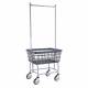 R&B Wire 100E58/D7 Dura-Seven™ Standard Wire Laundry Cart - with Double
Pole Rack