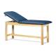 Clinton 1010-E Classic Express Treatment Table with Adjustable Backrest - Royal Blue (Paper Roll is Not Included)