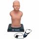 3B Scientific 1020098 PAT Basic® - Affordable Pediatric Auscultation Manikin with SimScope® Training Stethoscope, Light Skin Tone