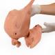 3B Scientific Replacement Vagina Insert for SKINlike™ Gynecologic Skills Trainer - Light Skin Tone, Held by Gloved Hands (Gloves not included)