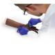3B Scientific 1023312 Suture Practice Arm - Dark Skin Tone, Shown Suturing the Arm (Suturing tools not included)
