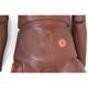 3B Scientific 1023316 Dark Skin Tone Model P10/1D (A surgical staple suture is shown on the abdominal wall, which can be used for wound closure after abdominal surgical procedures.)