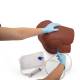 3B Scientific 1023320 SKINlikeâ„¢ Bowel Care and Enema Trainer - Dark Skin Tone, Enema Administration (Gloves are not included)