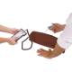 3B Scientific 1023766 Upper Leg Intramuscular Injection Simulator - Dark Skin Tone, Close-up View (Lab coats are not included)