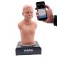 3B Scientific 1025486 PAT4 Pediatric Auscultation Manikin, Light Skin Tone - Showing SAM4 Online App (Smartphone is Not Included)