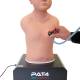 3B Scientific 1025486 PAT4 Pediatric Auscultation Manikin, Light Skin Tone - Examining LED-Lit Pulmonic (Stethoscope is Not Included)