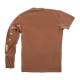 STOPS Medical 1025983 Full Thickness Arm Burn Long Sleeve Shirt, Dark Skin Tone - Back