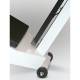 Rice Lake 102613 Dual-Read Mechanical Physician Scale, Base and Wheels Close-up View