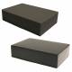 Domico Med-Device Rectangle Foam Positioner 3"H x 8"W x 12"L - #103 Uncovered Standard Foam & 103-SCB ScanCoat Black Foam