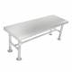 Blickman 1074100000 Freestanding Gowning Bench with H-Brace Model 4100SS