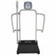 Health o Meter 1100KL-EHR Series Bariatric Digital Platform Scale with Extra Wide Handrails, Digital Height Rod - Kilograms and Pounds