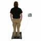 Health o Meter 1110 Series High-Capacity Remote Display Digital Scale with Large Base - With Patient Standing