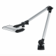 Waldmann 113734000-00809719 TANEO TND LED Workbench Light with 30.9" Articulating Double Arm, Table Clamp Mounted - 8.6" Head Length