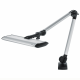 Waldmann 113735000-00809742 TANEO TND LED Workbench Light with 30.9" Articulating Double Arm, Table Clamp Mounted - 15.7" Head Length