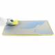 Heathrow Scientific 120506 Silicone Lab Mat, Yellow-Grey/Blue