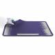 Heathrow Scientific 120507 Silicone Lab Mat, Purple-Purple/Grey