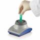 Heathrow Scientific 120598 Mini Vortexer - Grey/Blue (in Use)