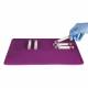 Heathrow Scientific 120748 Workstation Lab Mat, Purple, In Use (Test Tubes NOT included)