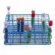 Heathrow Scientific 120759 Coated Wire Rack - Fits 10-13mm Tubes, 108-Well, 9x12 Array (Test Tubes NOT included)