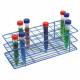 Coated Wire Rack - Fits 20-24mm Tubes, 40-Well, Blue