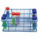 Heathrow Scientific 120770 Coated Wire Rack Fits 25-30mm Tubes, 50mL, 6x8 Array, 48 Wells