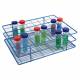 Heathrow Scientific 120772 Blue Coated Wire Rack - Fits 30-40mm Tubes, 6x8 Array, 48-Well (Test Tubes NOT included)