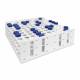 Heathrow Scientific 120959 100-Well Mega Racks Tube Rack for 28-32 mm Tube - White with Test Tubes  (Test tubes are Sold Separately)
