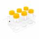 Heathrow Scientific 121005 Wire Rack Bottle Carrier - Handle on the side with Glass Bottles (Glass Bottles are Sold Separately)