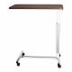 Novum Medical Model 125 Economy Overbed Table - Melamine Laminate Top without Vanity - Spring Assisted Lift Mechanism