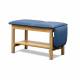 Clinton 1288-27 Classic Space Saver Table with Flat Top and Leg Rest, Wedgewood Upholstery - Down