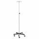 Blickman Model 1350-4 Chrome IV Stand with 4-Hook, 5-Leg & Tru-Loc Friction Knob Height Adjustable 56"-100"