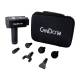 CanDo® 14-1770 Massage Gun - Included Interchangeable Massage Heads and Padded Carrying Case