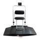 350-10-4 Series Rice Lake Dual-Ramp Wheelchair Scale with Integrated Seat and Handrail, Front View
