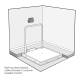 SD-1150-WP Series Rice Lake Summit™ Dialysis Wheelchair Scale, Outline
