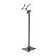 Compulocks 150B200ADPB Floor Stand with Swift Panel for Samsung 32" E-Paper Signage - Black, Left Angle Disassembled View