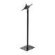 Compulocks 150B200ADPB Floor Stand with Swift Panel for Samsung 32" E-Paper Signage - Black, Left Angle View