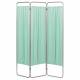 Economy 3 Section Folding Screen Frame SKU 153093 Shown with Optional Green Vinyl Screen Panels