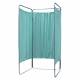 OmniMed 153902_GR King Economy Privacy Screen with U-Hinge and Green Vinyl Panel - 3 Section