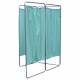 OmniMed 153903_GR King Economy Privacy Screen with U-Hinge and Green Vinyl Panel - 4 Section