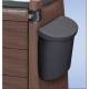 Capsa 15533-AW-SGK Waste Container with Lid, Shadow Gray