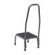 CanDo® 16-1710 Foot Stool with Hand Rail, Left Angle Back View