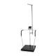 Rice Lake 170139 Bariatric Scale with Integrated Handrail - 800 lbs Capacity with Height Rod (Height Rod is not included)