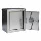 Mini Double Door, Double Lock Narcotic Cabinet - 9" H x 8" W x 5 5/8" D