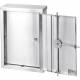 Double Door, Double Lock Narcotic Cabinet - 15" H x 11" W x 4" D