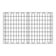 Belintra 1903100031E Perfo-Safe® XW 304 Stainless-Steel Wire Shelf for Extra Wide Closed Stericart, 24" L x 37" W - Per Each (This Image is a Sketch/Illustration and not the Actual Product)