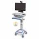 Capsa Healthcare 1970567 M38e Mobile Telepresence Cart Powered Manual Lift Bundle (Camera, Monitor, Keyboard, Keyboard Pad, Mouse, Scanner, etc. - NOT included)