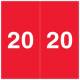 2020 AEYM Year Labels - Ames Compatible - Size 1 7/8" H x 1 7/8" W